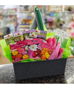 Flowers in the Making Gift Basket