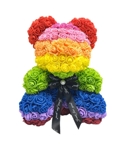 FLOWERS TEDDY BEAR 
