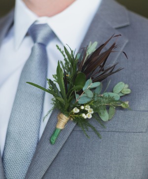 Foliage Boutonniere  