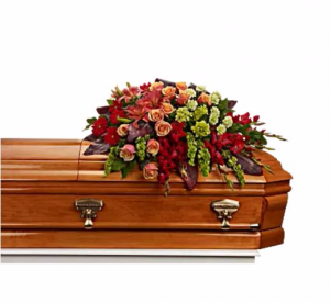 Fond Farewell Casket Spray
