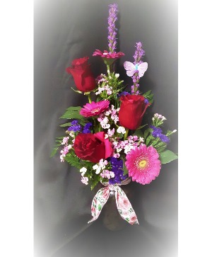 For the love of mom vase arrangement