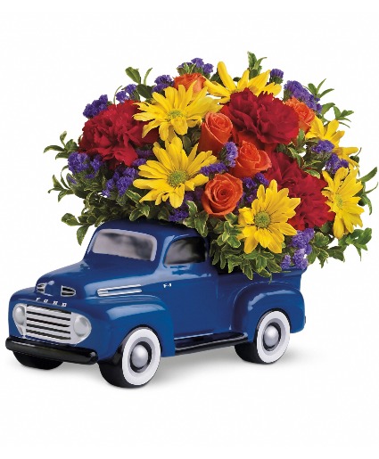 Ford Pick up Floral Arrangement  