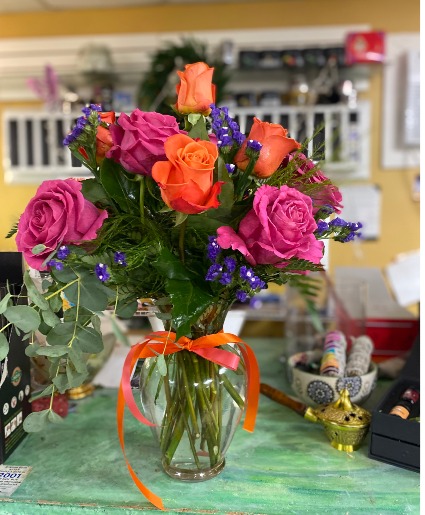 Forever And ever lasting love one dozen Mixed color Roses