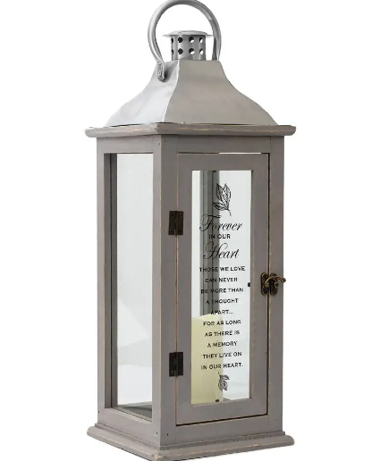 Forever In Our Hearts Sympathy Lantern 