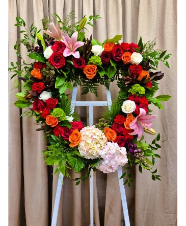 FOREVER LOVED HEART SHAPED SPRAY in Beeville, TX | ZIMMER FLORAL & NURSERY, INC.