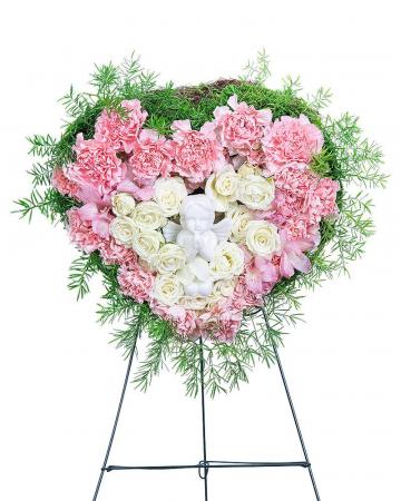 Forever Our Angel Standing Heart Sympathy