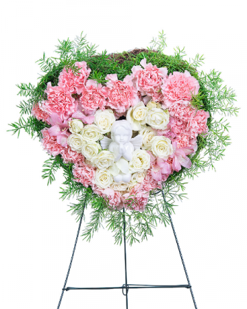 Forever Our Angel Standing Heart Sympathy