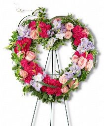 Forever Rejoicing Heart Funeral Arrangement