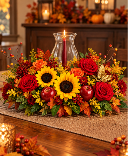 Forever Thankful by Candlelight Call Us for Faster Service & Daily Specials: (915) 303-8500 Text Us to Order Anytime: (915) 505-3708 Your trusted source for Flowers & Delivery in El Paso TX 