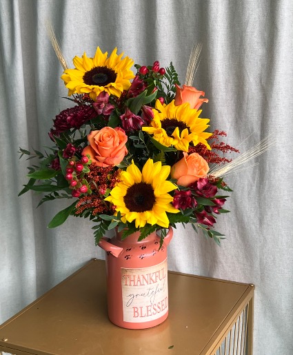 FOREVER THANKFUL FLOWER ARRANGEMENT