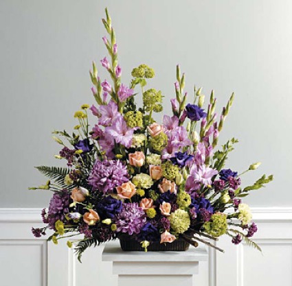 Forget Me Not  Urn Arrangement