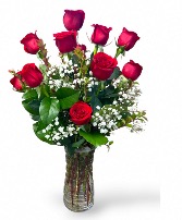 You're Always On My Mind One Dozen Long Stems  Roses  With A Bow
