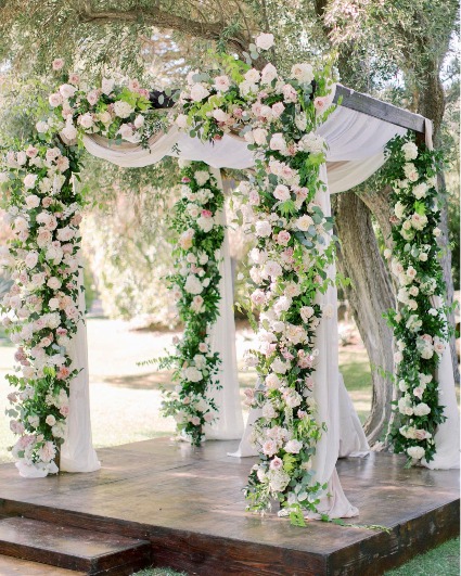 Four  Floral Pillars  