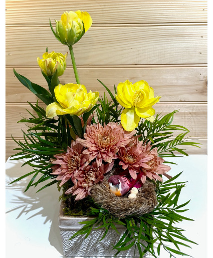 Foxy Nest Arrangement April Special Powell Florist Exclusive