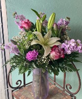 Fragrant Lavender Touch Vase Arrangement 