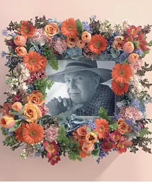 Framed In Flowers 