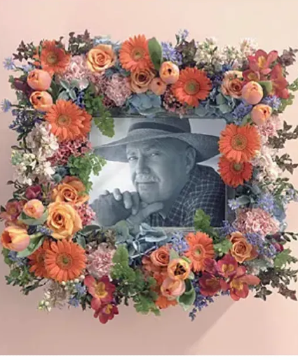 Framed In Flowers 