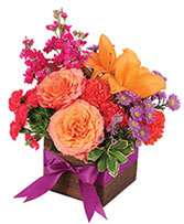 Free Spirit Lilies Flower Arrangement