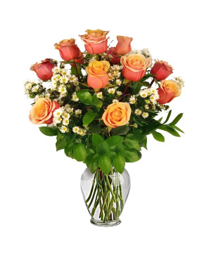 Free Spirit Rose Bouquet Arranged Roses