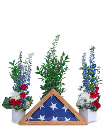 Freedom Tribute Sympathy Arrangement