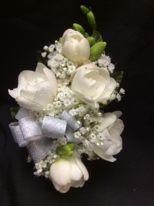 Freesia Corsage Wrist Corsage