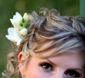 Freesia hairpiece 
