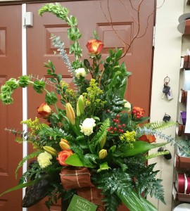Fresh Arrangment in a Designer Container 