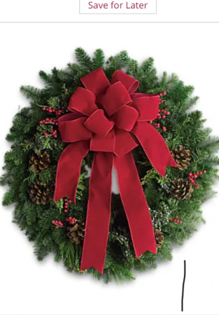 Fresh Christmas wreath 