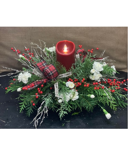 Fresh Holiday Centerpiece Custom