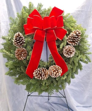 Fresh Holiday Wreath Christmas