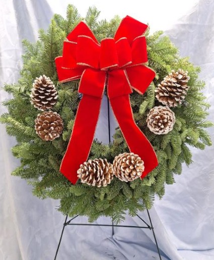 Fresh Holiday Wreath Christmas