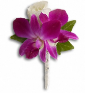 Fresh In Fuchsia Prom Boutonniere