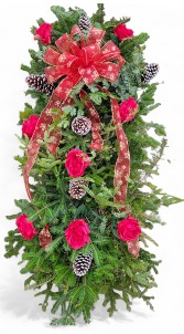 Grave Blanket Fresh Winter Greens 