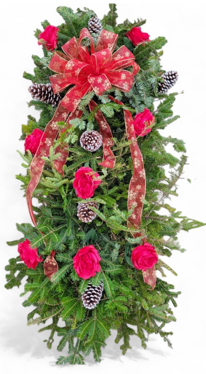 Grave Blanket Fresh Winter Greens 