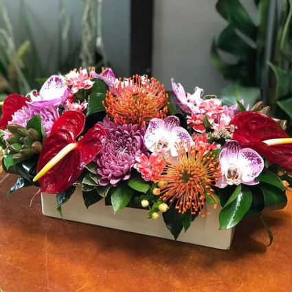 Sylvia Rae Yacht Club Tropical Centerpiece