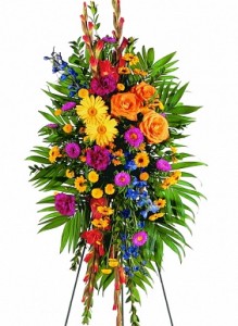 Friendly Flowers Standing Spray