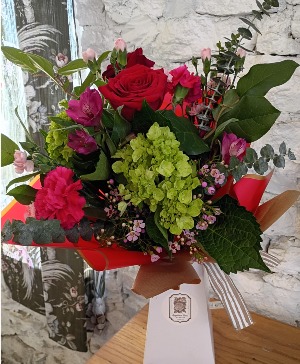 Frilly Fun Wrapped Bouquet 