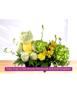 Frog on a Log Tray Centerpiece