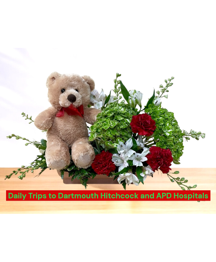 Bear on a Boat Tray Centerpiece