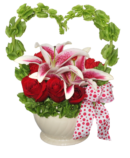FROM MY HEART Valentine Arrangement