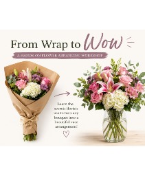 From Wrap to Wow 9/27/26, 2-4pm Workshop