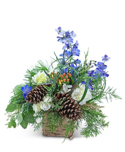 Frosted Winterberry Floral Arrangement