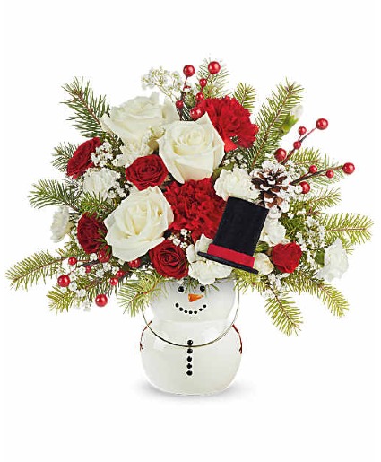 FROSTY MAGIC CHRISTMAS ARRANGEMENT