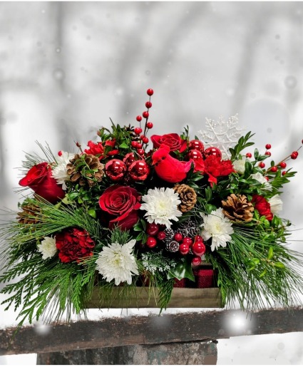 Home for Christmas Window box