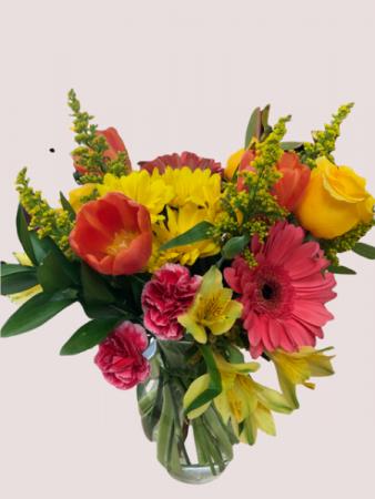 Fruit Cocktail Bouquet Vase Arrangement