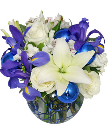Bright Winter Sky Arrangement in Wilmington, DE | EVERLASTING BEAUTY FLORAL DESIGNS