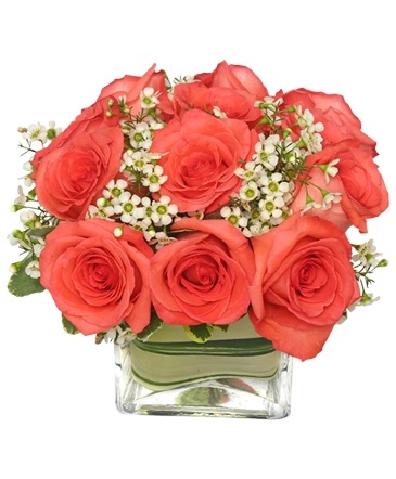 Coral Pink Perfection Bouquet in Clifton, NJ | Days Gone By Florist