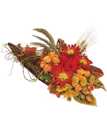 Earth's Abundance Cornucopia Arrangement in Louisville, OH | DOUGHERTY FLOWERS, INC.