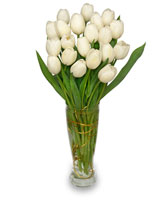 FIRST SNOW Vase of Flowers