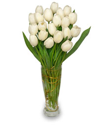 FIRST SNOW Vase of Flowers